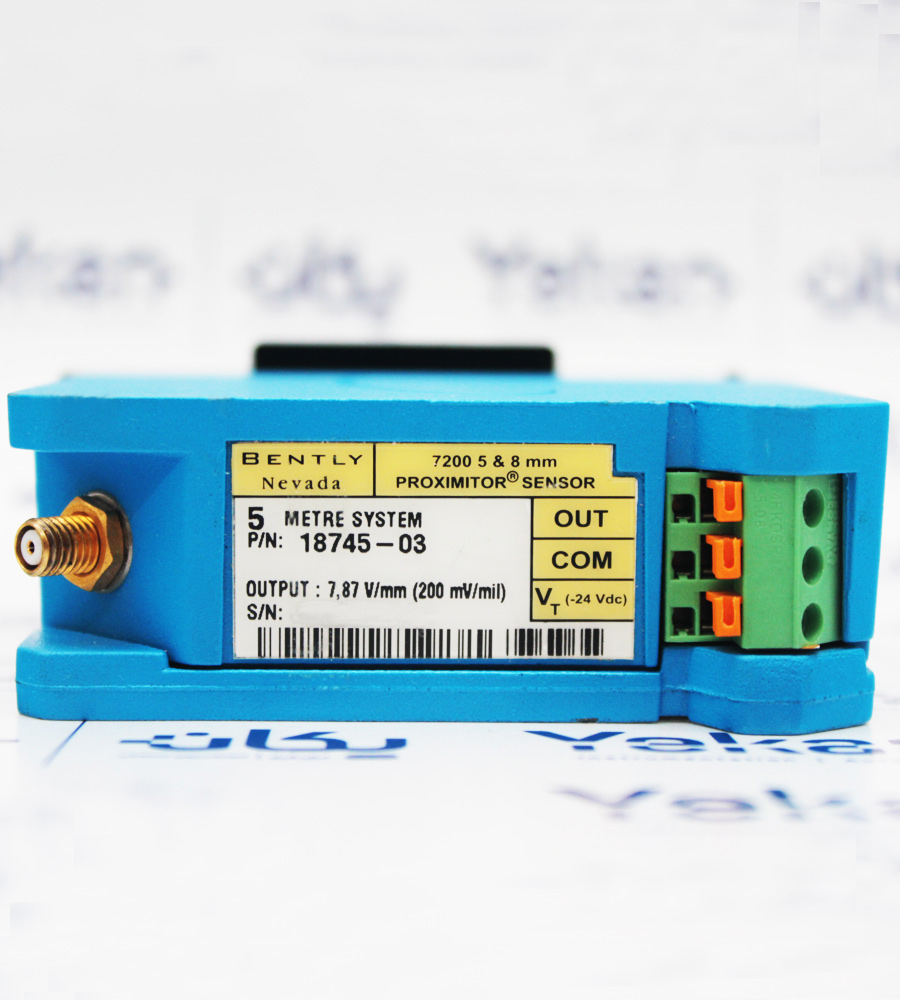 IM5 سنسور مجاورتی یا پراکسیمیتی 7200 بنتلی نوادا 18745 Bently Nevada Proximity Sensor