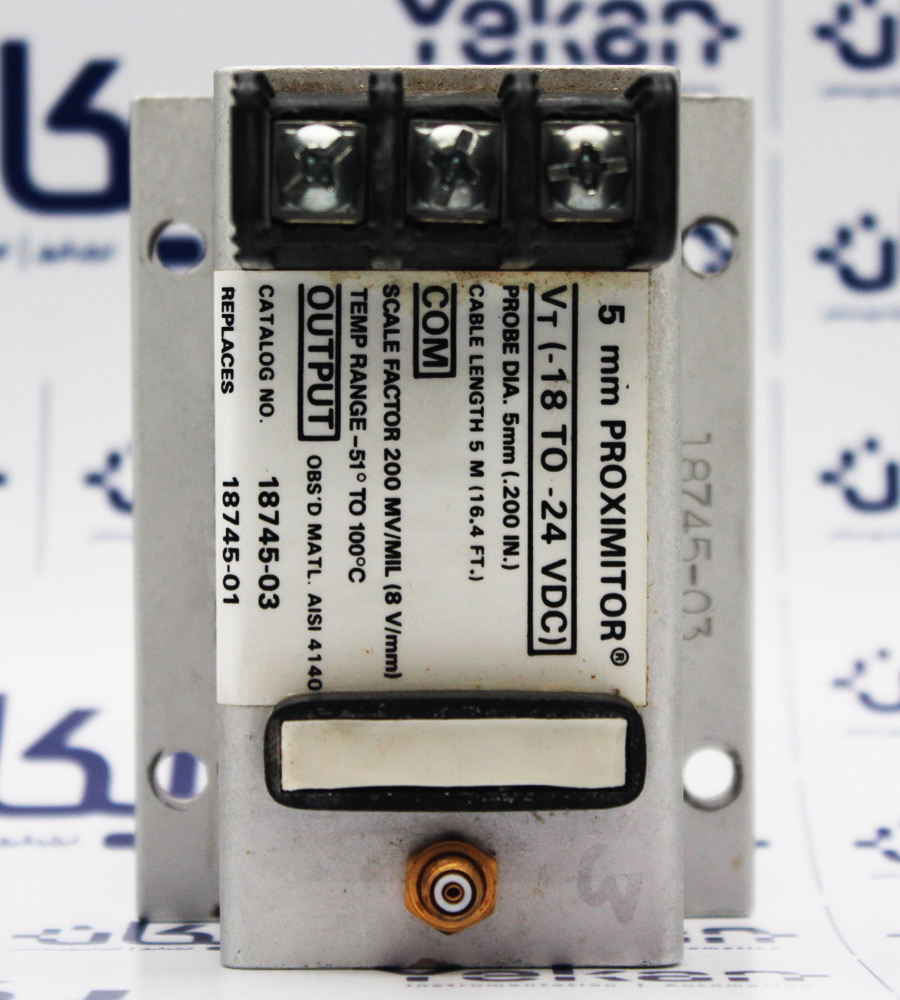 IM8 سنسور مجاورتی یا پراکسیمیتی 7200 بنتلی نوادا 18745 Bently Nevada Proximity Sensor