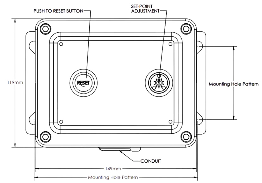 IM9 سوئیچ لرزش یکان Yekan Mechanical Vibration Switch MS60
