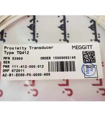 IM2 پراب یا سنسور وایبرومتر 012-000-412-111 Vibro-Meter Meggitt proximity sensor TQ412