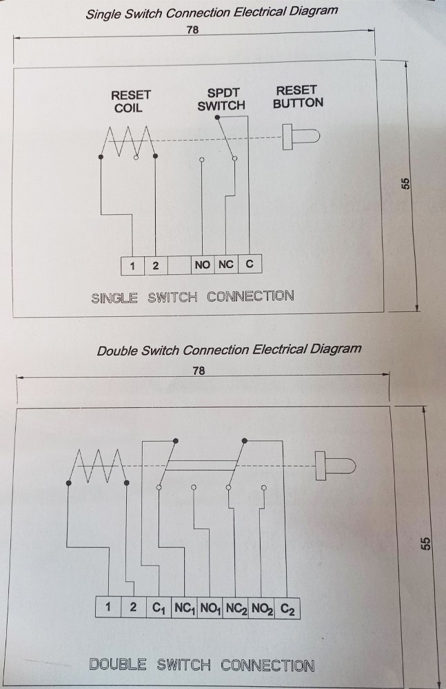 IM7 SAMI Mechanical Vibration Switch VBS سوئیچ لرزشی سامی