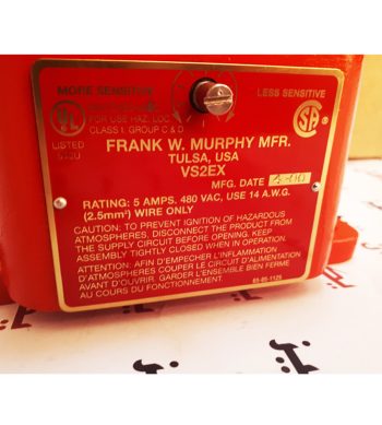 سوئیچ مکانیکی ارتعاش FRANK MURPHY Mechanical Vibration Switch VS2EX
