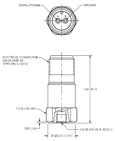IM5 سنسور شتاب‌سنج ارتعاش IMI Accelerometer 603C01