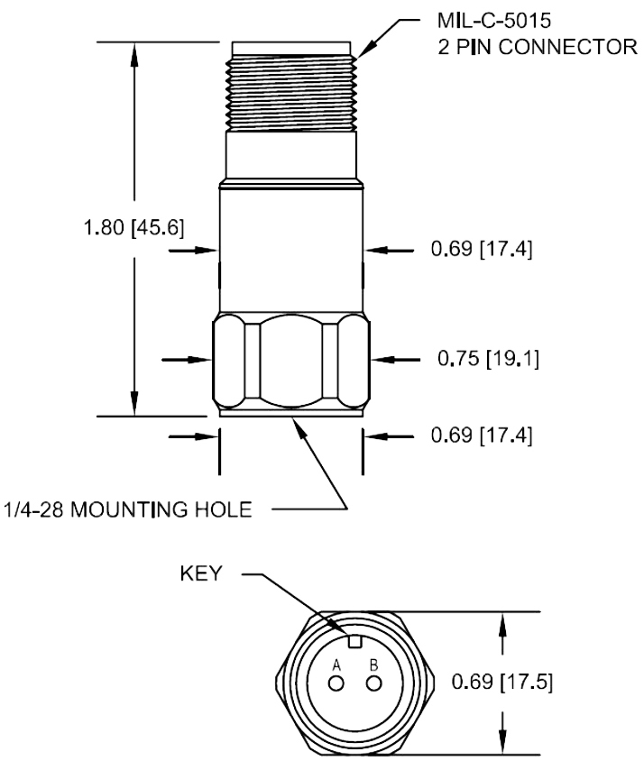 IM5 سنسور شتاب‌سنج لرزش Wilcoxon Vibration Accelerometer 780A-IS