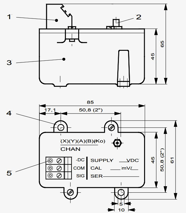 IM5 اسیلاتور ترنسدیوسر پراکسیمیتی B&K Vibro Oscillator Device OD-083
