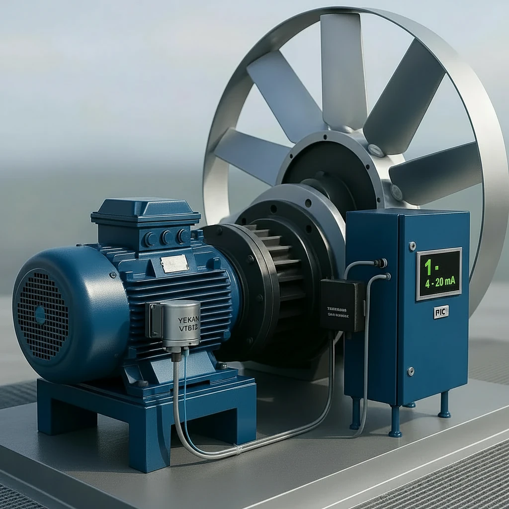 IM1A5 Vibration Monitoring of Cooling Systems Using 4–20 mA Signal and PLC Input