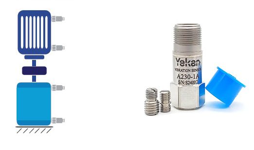 IM2A3 Vibration Monitoring of Vertical Pump with IEPE Accelerometer