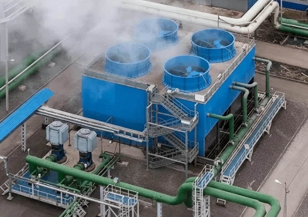 IM1A8 Vibration Monitoring of Cooling Tower Fan Motors and Gearboxes Using YEKAN Sensors