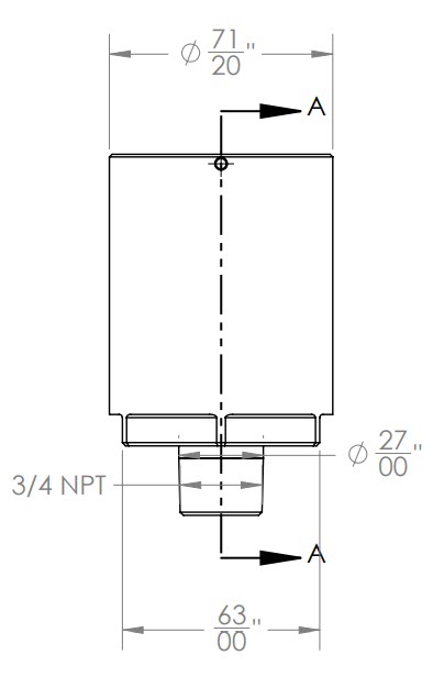 IM4 هوزینگ ترنسدیوسر ارتعاش سرعت یکان Yekan Velocity Transducer Housing YB/21128