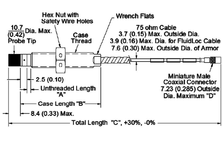 IM5 پراب 11 میلیمتر بنتلی نوادا Bently Nevada 3300 XL 11 mm Vibration Probe 330701